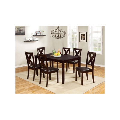 Clara, Stylish and Functional 7-Piece Dining Set by August Grove