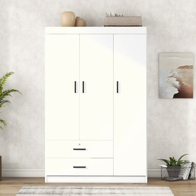 3-Door Armoire with 2 Drawers by Latitude Run