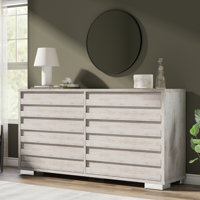 Louby 6 Drawers Dresser For Bedroom, 54" Wide Chest Of Drawers by Ebern Designs