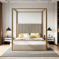 Wyndham Upholstered Canopy Bed by Mercer41