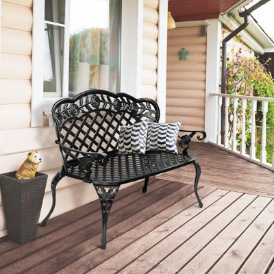 Aluminum Outdoor Bench by Astoria Grand