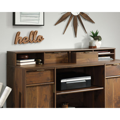 Clifford Place Organizer Hutch Walnut by Millwood Pines
