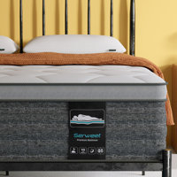 Hybrid Memory Foam Mattress With Fiberglass Free For Cooler Sleep Supportive & Pressure Relief, Medium Firm by Alwyn Home