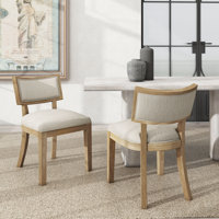 Parinita Fabric Upholstered Side Dining Chairs by Gracie Oaks