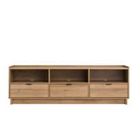 Chaunta Simply Modern 3 Drawer 70.25" W x 22" H x 16" D TV Stand by Wade Logan