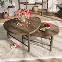 Surbit Triangular Bunching Coffee Table by Ebern Designs