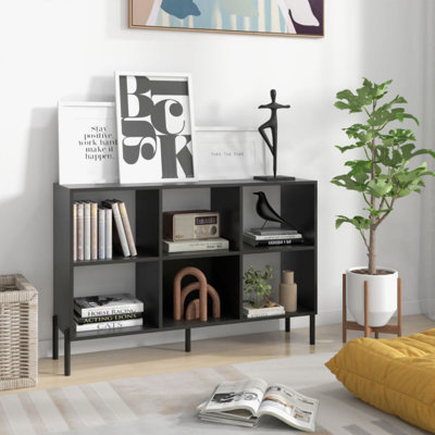 Open-Back Bookshelf With Drawer For Study