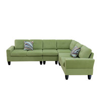 Antania 4 - Piece Upholstered Sectional by Ebern Designs