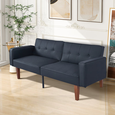 Taeler Futon Sofa Bed, Convertible Fabric Futon Couch Bed, Loveseat Sleeper Sofa, Daybed for Living Room, Apartment, Office