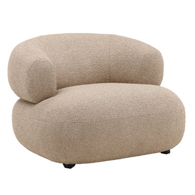 Monty Upholstered Occasional Chair, Camel by Latitude Run