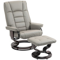 Recliner With Ottoman, Swivel Recliner Chair And Ottoman, Reclining Chair With High Back And Wood Frame For Living Room, Bedroom by Ebern Designs