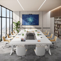 Izaac Conference  Meeting Table by Wrought Studio