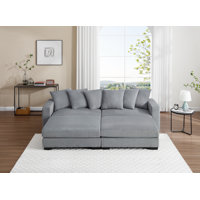 Bryna Modern 4 - Piece Corduroy Sleeper Sofa by Latitude Run