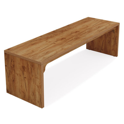 6.5FT Conference Room Table, Large Rectangular Meeting Seminar Table for 6-8 People(One Table) by Millwood Pines