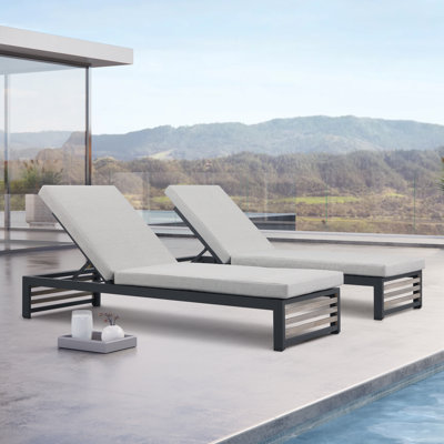 Pawni Teak Outdoor Chaise Lounge by AllModern