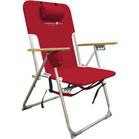 Janalee Folding Camping Chair with Cushions