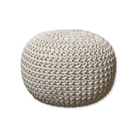 Concho Upholstered Pouf by Dakota Fields
