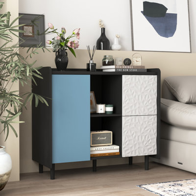 Modern Coffee Bar Cabinet Accent Cabinet For Kitchen, Dining Room by George Oliver