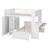 Joal Kids Full Bunk Bed with Drawers by Harriet Bee