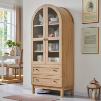 Cardentey Arched Storage Cabinet by Winston Porter