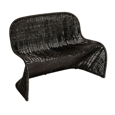 Amalfi S-Frame Woven Bench by Rowena Interiors