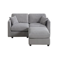 Tyani 66" Corduroy Loveseat Sofa Couch For Apartment, Living Room And Office