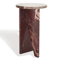 Fairfax Marble Drink Table by Joss & Main