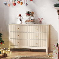 6 Drawer 47 In. Wide Chest Of Drawers by Lark Manor