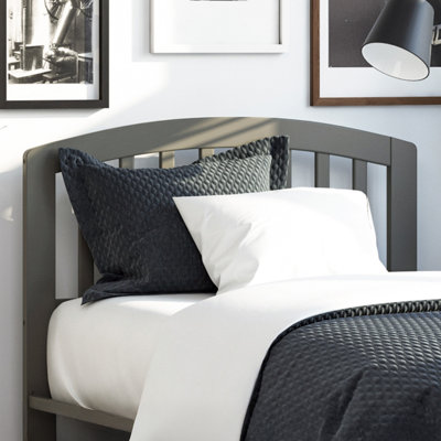 Bharmal Solid Wood Arched Slat Headboard by Harriet Bee