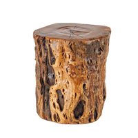 Dode Reclaimed Wood Accent Stool by Millwood Pines