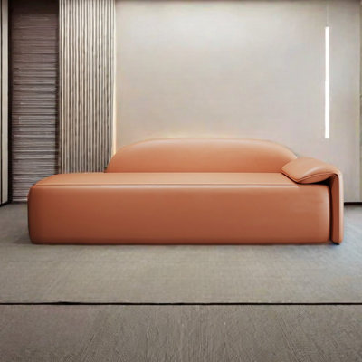 Nishu Faux Leather Chaise Lounge by Hokku Designs