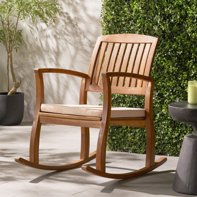 Burridge Wood Rocking Chair by Lark Manor