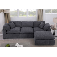 Alyciana Upholstered Sectional by Latitude Run