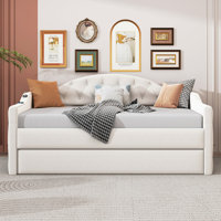 Brisher Upholstered Daybed Bed by Lark Manor