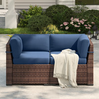 Yentin Wicker Outdoor Loveseat