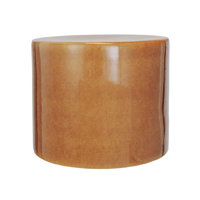 Geraldin Stoneware Round Stool With Reactive Glaze by Brayden Studio