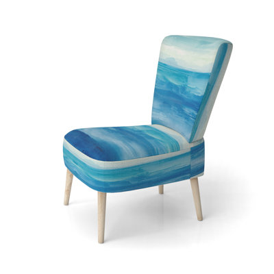 Out To Sea - Upholstered Nautical & Beach Accent Side Chair by Orren Ellis