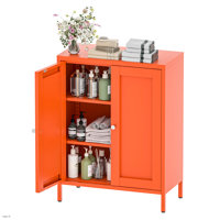 Cayli Metal Accent Cabinet by Lark Manor