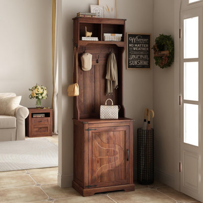 Farmhouse Narrow Coat Rack by Gracie Oaks
