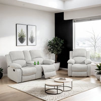 Robbins 2 - Piece Pillow Top Arms Manual Reclining Living Room Sofa Set by Latitude Run