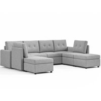 8 Seat Storage Couches Sectional Sofas by Hokku Designs