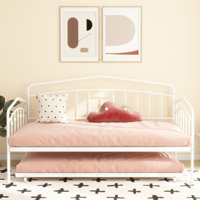 Cemre Metal Daybed with Trundle by Lark Manor