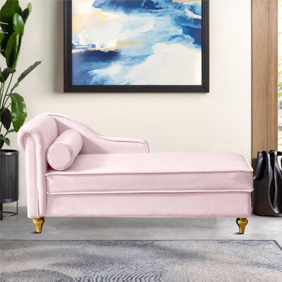 Kelei Velvet Chaise Lounge by House of Hampton