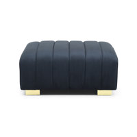 Makenna Velvet Ottoman
