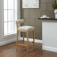 Oaklie Rolled Back Barstool by Corrigan Studio