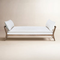 Lowe Aurora Upholstered Daybed, White by Laurel Foundry Modern Farmhouse