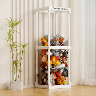 Raylyn Rebrilliant Solid Wood Toy Organizer by Rebrilliant
