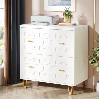 2-Drawer Lateral File Cabinet, Modern Filing Cabinet by Mercer41
