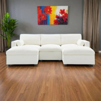 Chenille Sectional Sofa by Latitude Run
