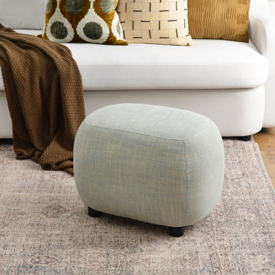 Overstreet 23" Wide Boucle Upholstered Ottoman